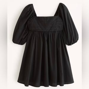 BNWT Abercrombie Black Puff Sleeve Mini Dress